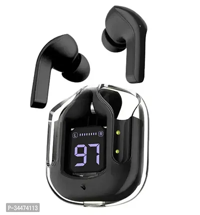 Bluetooth Ultrapods Buds with Transparent Charging-thumb0