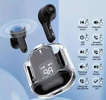 Bluetooth Ultrapods Buds with Transparent Charging-thumb1