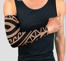 Tattoo Arm Sleeves For Men Women Boys Girls Sports UV Protection Cloth Printed Cycling, Tennis, Cricket, Football, Golf, Outdoor, Gym, Riding Gloves-thumb1