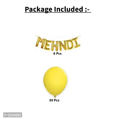 Mehendi balloon Decoratio For Bride and Groom-thumb2