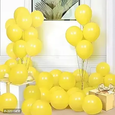 Yellow Balloons Pack of 100