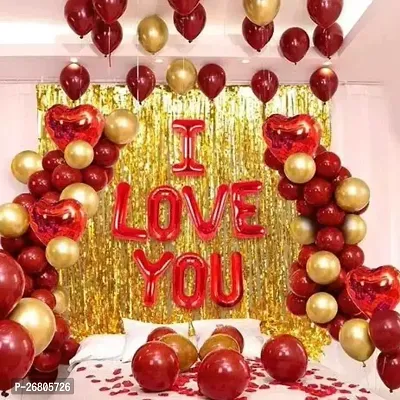 I Love You Decoration Kit For Love Pack of 38 pcs-thumb0