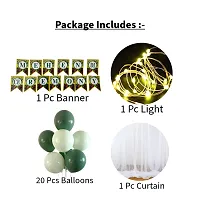 Party Box, Mehndi Ceremony, Green Golden White Themed Mehndi Celibration Decoration Kit For Groom and Bride-thumb1