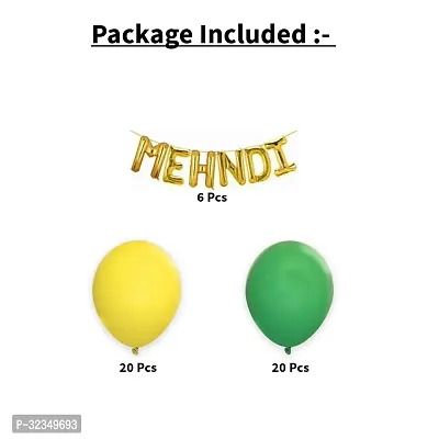 Mehendi balloon Decoratio For Bride and Groom-thumb2