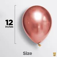 Rose Golden Chrome balloons Pack of 50-thumb1