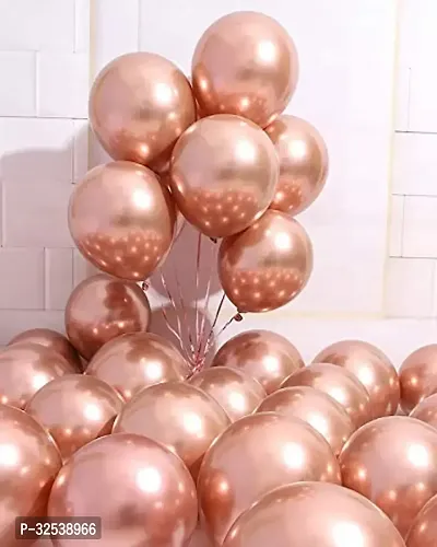 Rose Golden Chrome balloons Pack of 50-thumb3