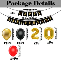 Happy Anniversary Decoration Items Set Combo for Husband, Wife, Adult  Couple (Set of 54)-thumb1