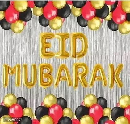 Eid Mubarak Decoration Foil balloons kit pack of 42