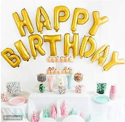 Happy Birthday Letter Golden Foil Balloons-thumb4