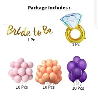 Party Box Bride to Be and Bachelor Party Balloons Decoration Kit of 32 pcs-thumb2