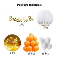 Party Box Bride to Be and Bachelor Party Balloons Decoration Kit of 33 pcs-thumb1