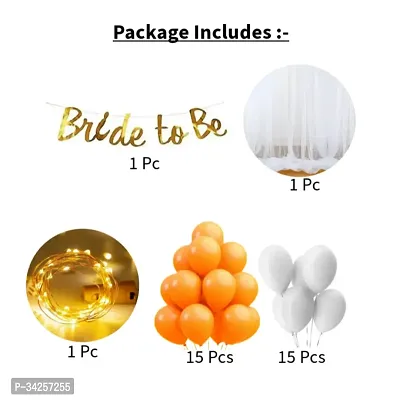 Party Box Bride to Be and Bachelor Party Balloons Decoration Kit of 33 pcs-thumb2