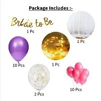 Party Box Bride to Be and Bachelor Party Balloons Decoration Kit of 25 pcs-thumb1