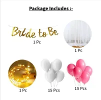 Party Box Bride to Be and Bachelor Party Balloons Decoration Kit of 33 pcs-thumb1