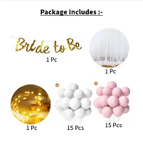 Party Box Bride to Be and Bachelor Party Balloons Decoration Kit 33 PCs-thumb1