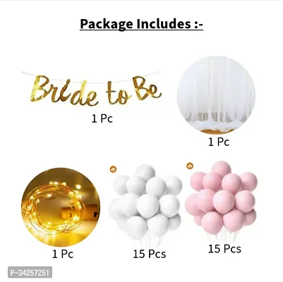 Party Box Bride to Be and Bachelor Party Balloons Decoration Kit 33 PCs-thumb2