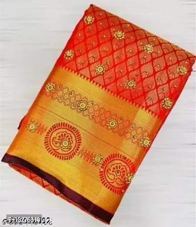 Kanjeevaran Brocade Zari Silk Saree-thumb0