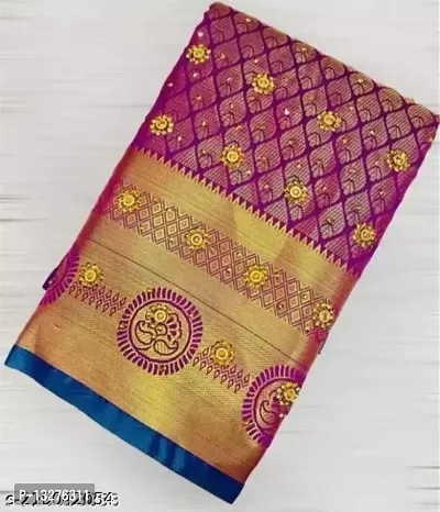 Kanjeevaran Brocade Zari Silk Saree-thumb0