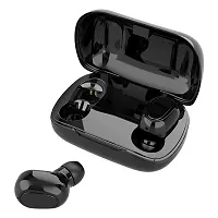 Stonx  L21 Wireless Earphones Bluetooth 5.0 Headphones Mini Stereo Earbuds Sport Headset Bass Sound Built-in Micphone Black-thumb1