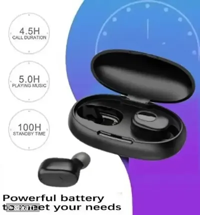 Stonx Portable TWS Bluetooth Earbuds Bluetooth Headset with Chaging Case Black-thumb5