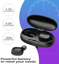 Stonx Portable TWS Bluetooth Earbuds Bluetooth Headset with Chaging Case Black-thumb2