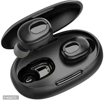 Stonx Portable TWS Bluetooth Earbuds Bluetooth Headset with Chaging Case Black-thumb0