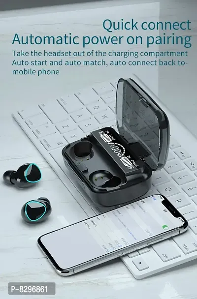 Stonx M10 Tws 5 1 In Ear 9D Mini Touch True Wireless Sports Binaural Earphones Bluetooth Headset With Emergency Power Bank Feature-thumb3
