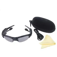 Shivaay Trading co. Viki Wireless Sunglass Bluetooth Headset - Black Calling And Music-thumb4