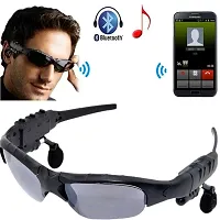 Wireless Sunglass Bluetooth Headset - Black Calling And Music-thumb2