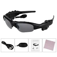 Wireless Sunglass Bluetooth Headset - Black Calling And Music-thumb1