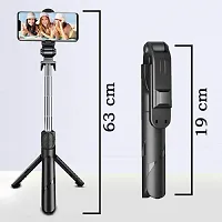 Trading Selfie Stick with Detachable Wireless Remote, 3 in 1 Function Sturdy Tripod Stand and Mobile Stand Bluetooth Selfie Stick-thumb2
