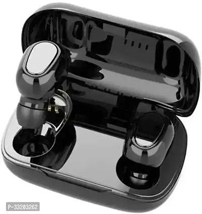 EXCLUSIVE TwsL21 Mini Wireless Bluetooth Headset / Earphone Bluetooth Headset  (Black, True Wireless)-thumb0