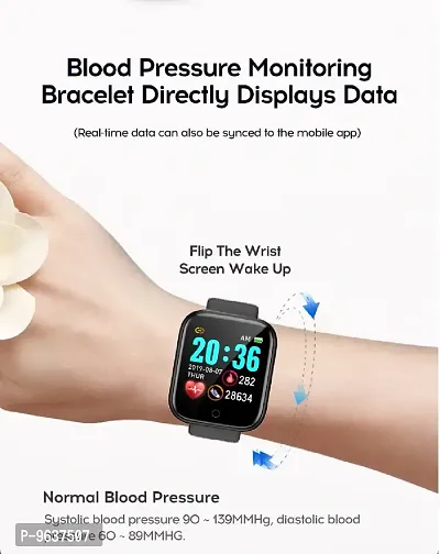 Stylish D20 Smart Watch Men Women Spo2 Monitoring Ultra Hd Display Phone Notification Step Counter Smart Watch-thumb3