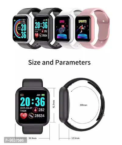 Latest Stylish D20 Smart Watch Bluetooth Wireless Smart Watch Fitness Band Activity Tracker-thumb2