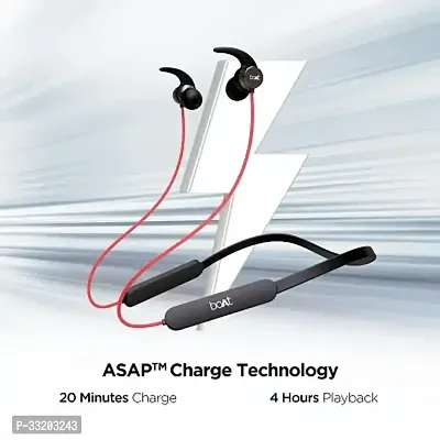 Rockerz 255 Pro with ASAP Charge and upto 10 Hours Playback Bluetooth Headset  (Active Black, In the Ear)-thumb0