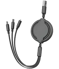 Classic Black 2.4 A Multi Pin Cable 1.2 Meter-thumb1