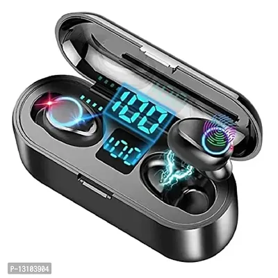 MCSMI F9 TWS with Power Bank Charge Bluetooth Headset-thumb0