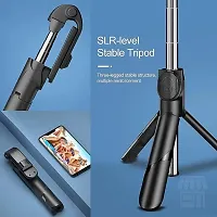 MCSMI XT-02 Mobile Stand with Selfie Stick and Tripod XT-02 Aluminium Bluetooth Remote C-thumb2