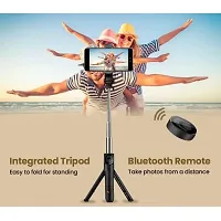 Mcsmi Xt 02 Mobile Stand With Selfie Stick And Tripod Xt 02 Aluminum Bluetooth Remote Control Selfie-thumb1