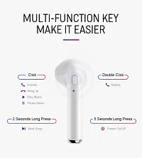 Boat Tunifi Earbuds I7S Upto 30 Hours Playback Wireless Bluetooth Headphones Airpods Ipod Buds Bluetooth Headset-thumb1