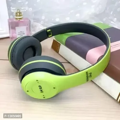 Stonx P47 Wireless Bluetooth On Ear Headphone With Mic-thumb0