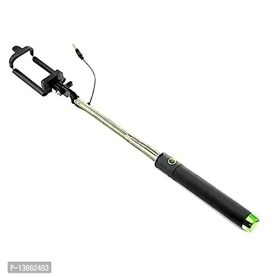 Mcsmi Click Now Pocket Sized Monopod With Aux Selfie Stick For Iphone And Android And All Smartphones Multicolor-thumb0