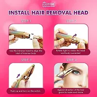 Stonx Rainbow Blowless Painless Face Hair Removal Machine for Women Upper lip Hair Remover, Eyebrow Hair, Chin Hair Epilator Hair Remover Trimmer for Women-thumb1