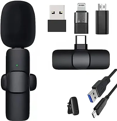 K8 Wireless Microphone, Digital Mini Portable Recording Clip