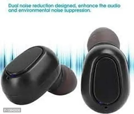 Stonx L21 Wireless Earphones Bluetooth 5.0 Headphones Mini Stereo Earbuds Sport Headset Bass Sound Built-in Micphone Black-thumb2