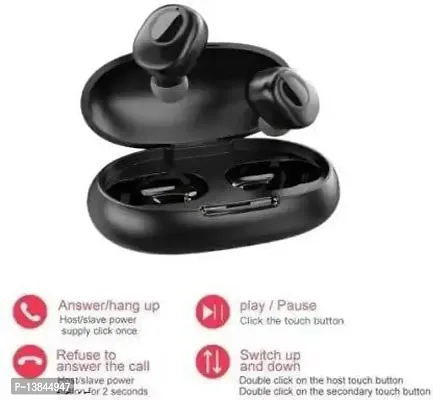 Stonx Portable Mini TWS Bluetooth L-31 Earbuds Bluetooth Headset with Chaging Case-thumb0