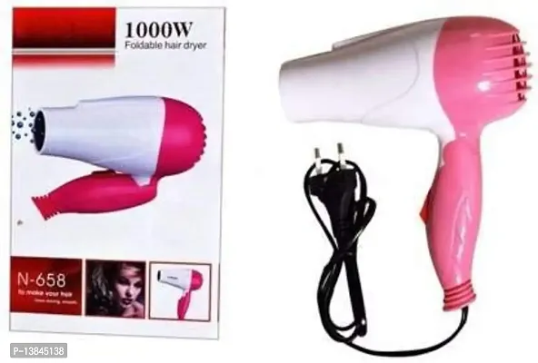 Stonx Foldable Hair Dryer for Men  Women with Stylish Nozzle, 2 Speed Control and Heavy Duty Plastic Body