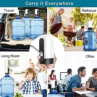 Stonx Automatic Wireless Water Bottle Can Dispenser Pump with Rechargeable Battery for 20 Litre Bottle Can with Portable USB Charging Cable Brew-thumb1