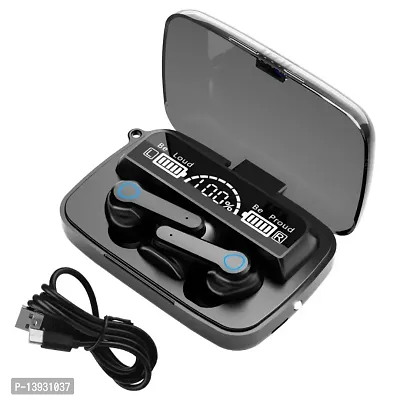 Stonx M19 Wireless Earbuds Headset Earbuds TWS Earphone Touch Control Mirror Digital Display Wireless Bluetooth 5.1 Headphones with Microphone , Touch Headset Headphone LED Digital Display Waterproof-thumb0