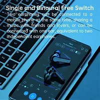 Stonx M19 Wireless Earbuds Headset Earbuds TWS Earphone Touch Control Mirror Digital Display Wireless Bluetooth 5.1 Headphones with Microphone , Touch Headset Headphone LED Digital Display Waterproof-thumb3